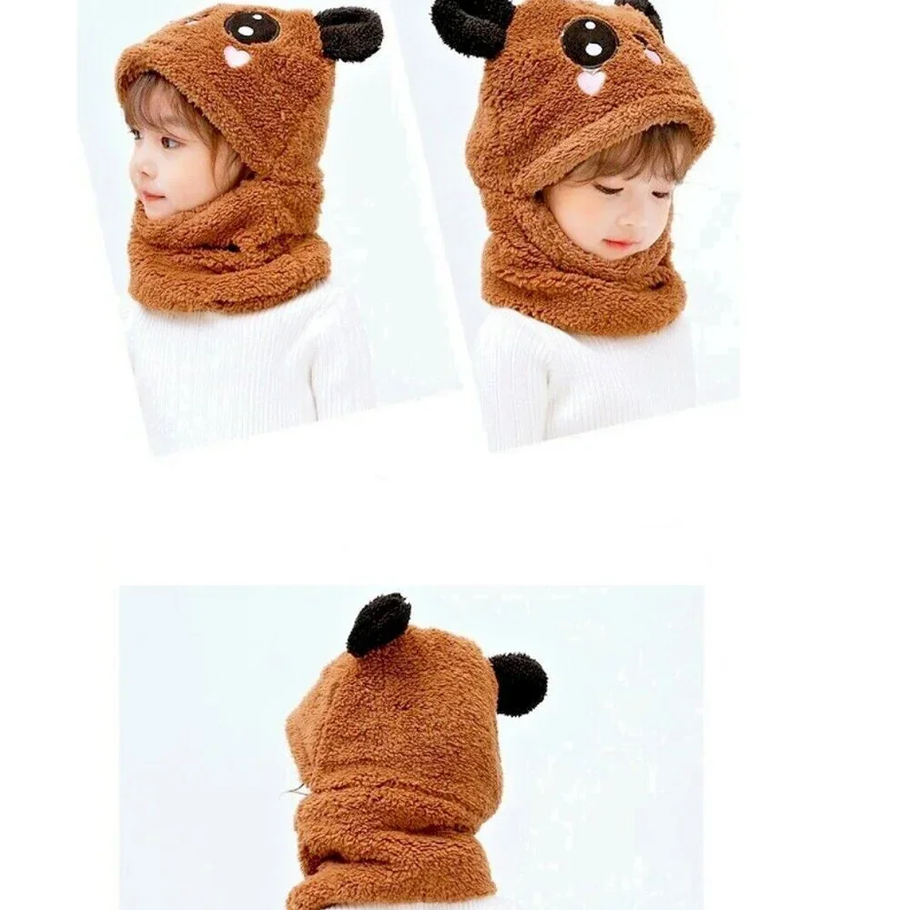 Winter Hats 5 Pack Girls Boys Full Head And Neck Cover, Lot of 5 Colors - Picture 13 of 14